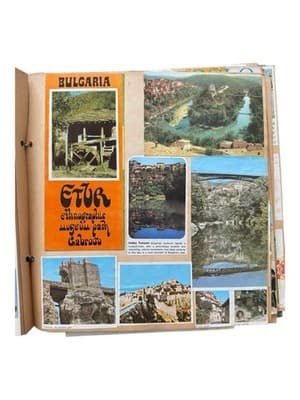 1970’s Eastern Europe & Scandinavia Travel Scrapbook Postcards Stamps Wine Label - Thumbnail 12