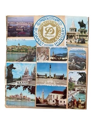 1970’s Eastern Europe & Scandinavia Travel Scrapbook Postcards Stamps Wine Label - Thumbnail 15
