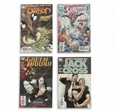 DC Comic Lot 4 NM Green Arrow #53 Superman 220 Demon 6 Jack Cross 3 - Image 1