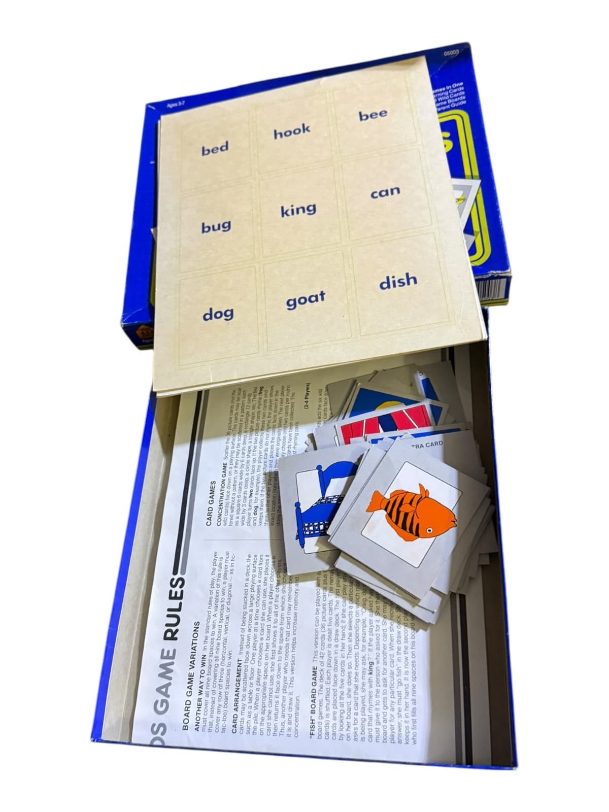 Vintage 1987 Captain Kangaroo 5 in 1 Rhyming Words Game School Zone Preschool 3+ - Thumbnail 3