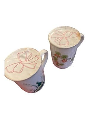 Vintage Designer Mug Set of 4 NEW Sealed Boxed Almar Korea - Thumbnail 6
