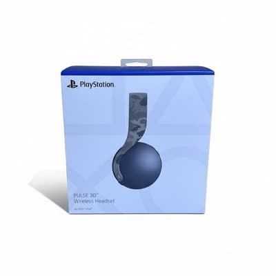 Sealed Box PLAYSTATION PULSE 3D Wireless Headset | Gray Camouflage | PS5 & PS4 - Image 1