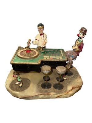 Ron Lee Signed ‘92 “My Last Chip” Casino Roulette Clown Figurine 255/3500 - Image 1