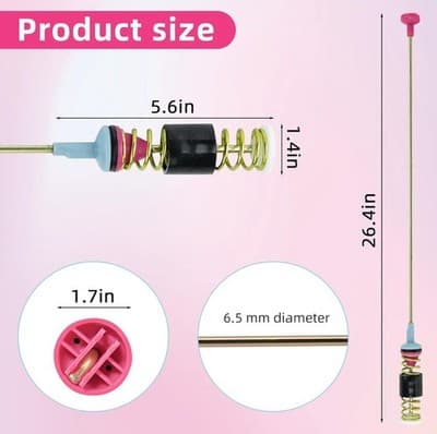 Washer Suspension Rods for Samsung DC97-05280W Washing Machine - Thumbnail 4
