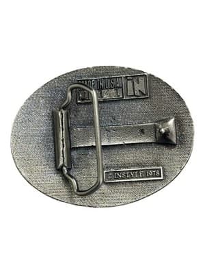RARE Vintage 1978 Instyle Belt Buckle Nude Woman Panther Lion USA No 1141 - Thumbnail 7