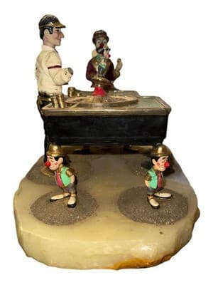 Ron Lee Signed ‘92 “My Last Chip” Casino Roulette Clown Figurine 255/3500 - Thumbnail 5