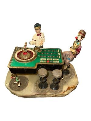 Ron Lee Signed ‘92 “My Last Chip” Casino Roulette Clown Figurine 255/3500 - Thumbnail 10