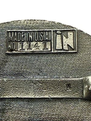 RARE Vintage 1978 Instyle Belt Buckle Nude Woman Panther Lion USA No 1141 - Thumbnail 6