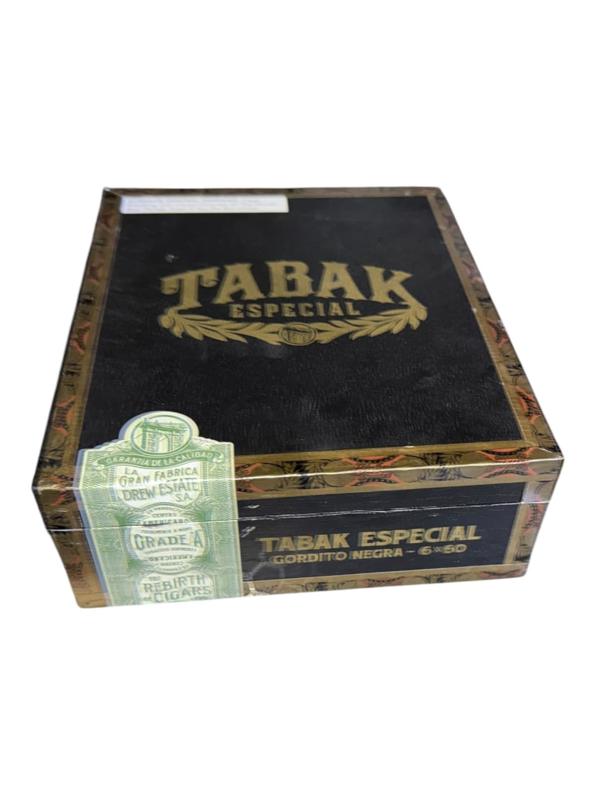 Lot of2 Tabak Especial Café Con Leche 51/2x54/Gordito Negra 6x60 Empty Cigar Box - Thumbnail 2
