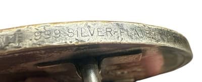 Vintage 1982 John Deere Tractors Maco Bronze, .999 Silver Plated Belt Buckle - Thumbnail 10