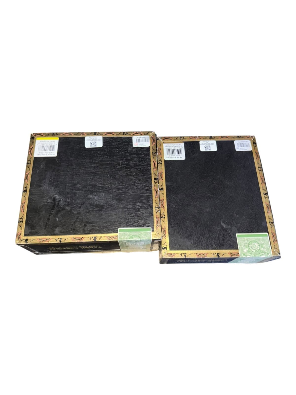 Lot of2 Tabak Especial Café Con Leche 51/2x54/Gordito Negra 6x60 Empty Cigar Box - Thumbnail 6