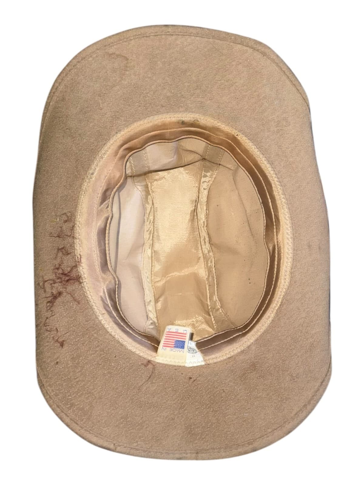Vintage Western Cowboy Hat XL/L Brown Beige Corduroy Lot of 2 - Thumbnail 6