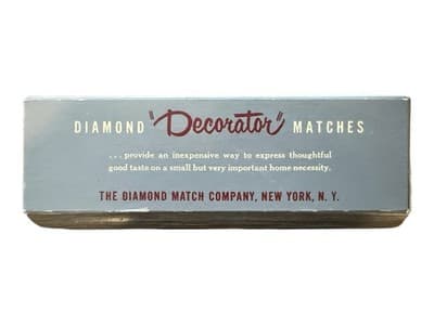 Vintage Diamond Decorator Matches 24 Matchbooks Floral Box Set New York NOS - Thumbnail 6