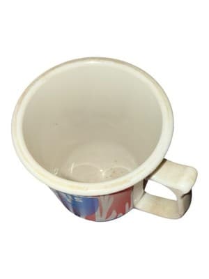 Vintage Memphis State University Blue Pedestal Mug Continental Plastics 1970s - Thumbnail 5