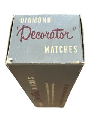 Vintage Diamond Decorator Matches 24 Matchbooks Floral Box Set New York NOS - Thumbnail 7