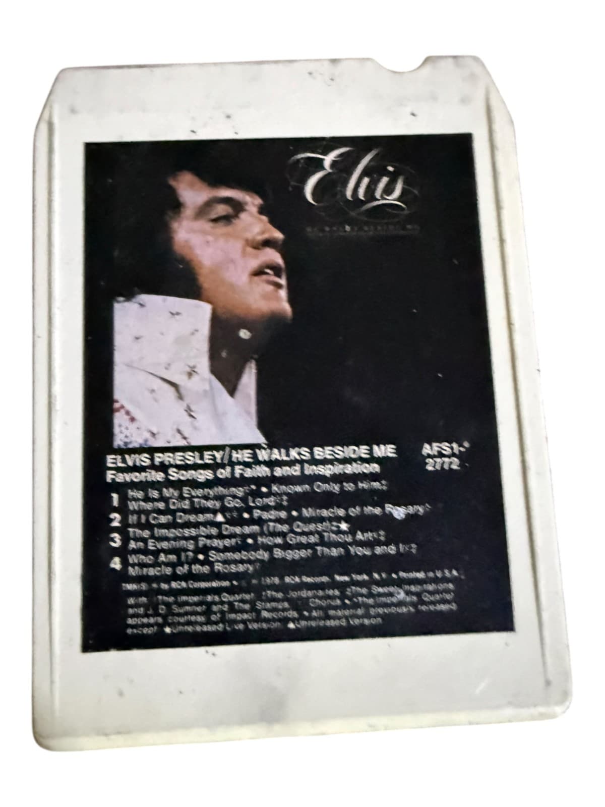 Lot of 4 Vintage 8-Track Cartridges Elvis Volume 3, Welcome to My World, How Gre - Thumbnail 4