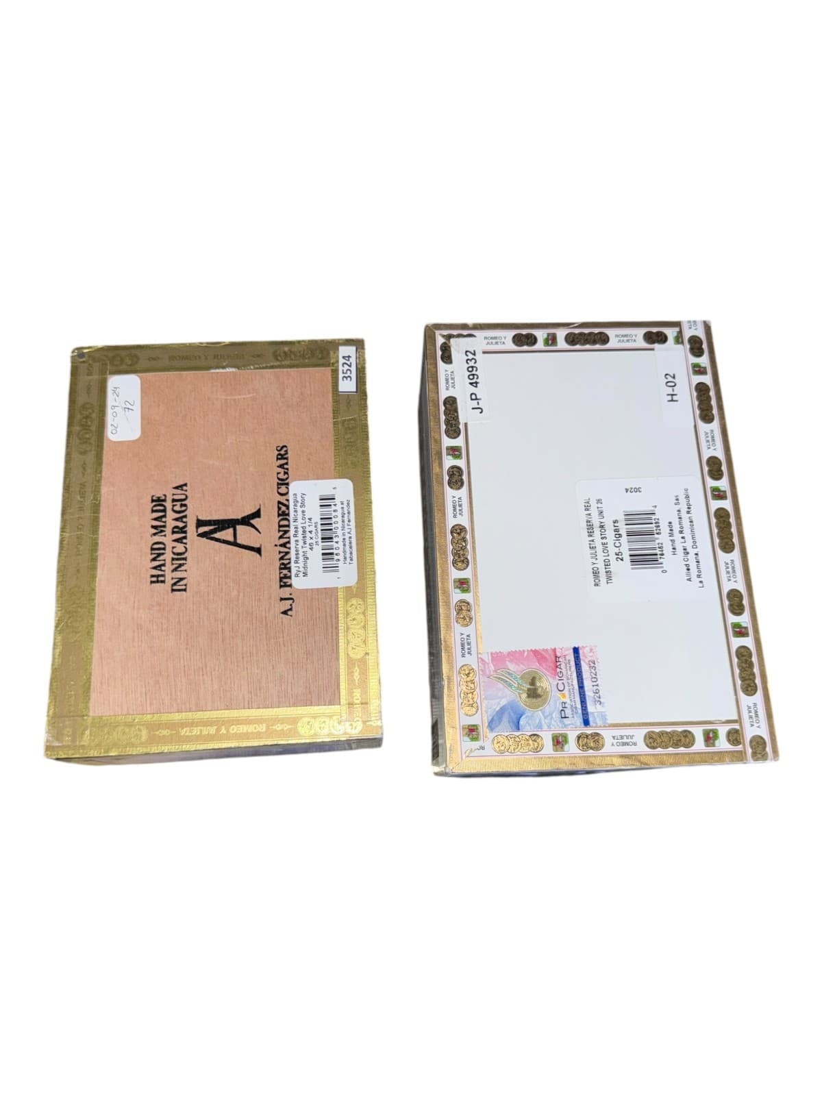 Lot of 2 Romeo y Julieta Twisted Love Story & Midnight Twist Empty Cigar Box - Thumbnail 6