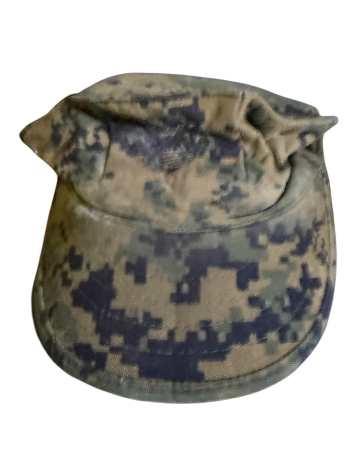 Vintage USMC Cover Garrison Marpat Woodland Camo Marine Corps Hat Cap Small - Thumbnail 2