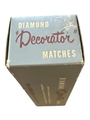 Vintage Diamond Decorator Matches 24 Matchbooks Floral Box Set New York NOS - Thumbnail 4