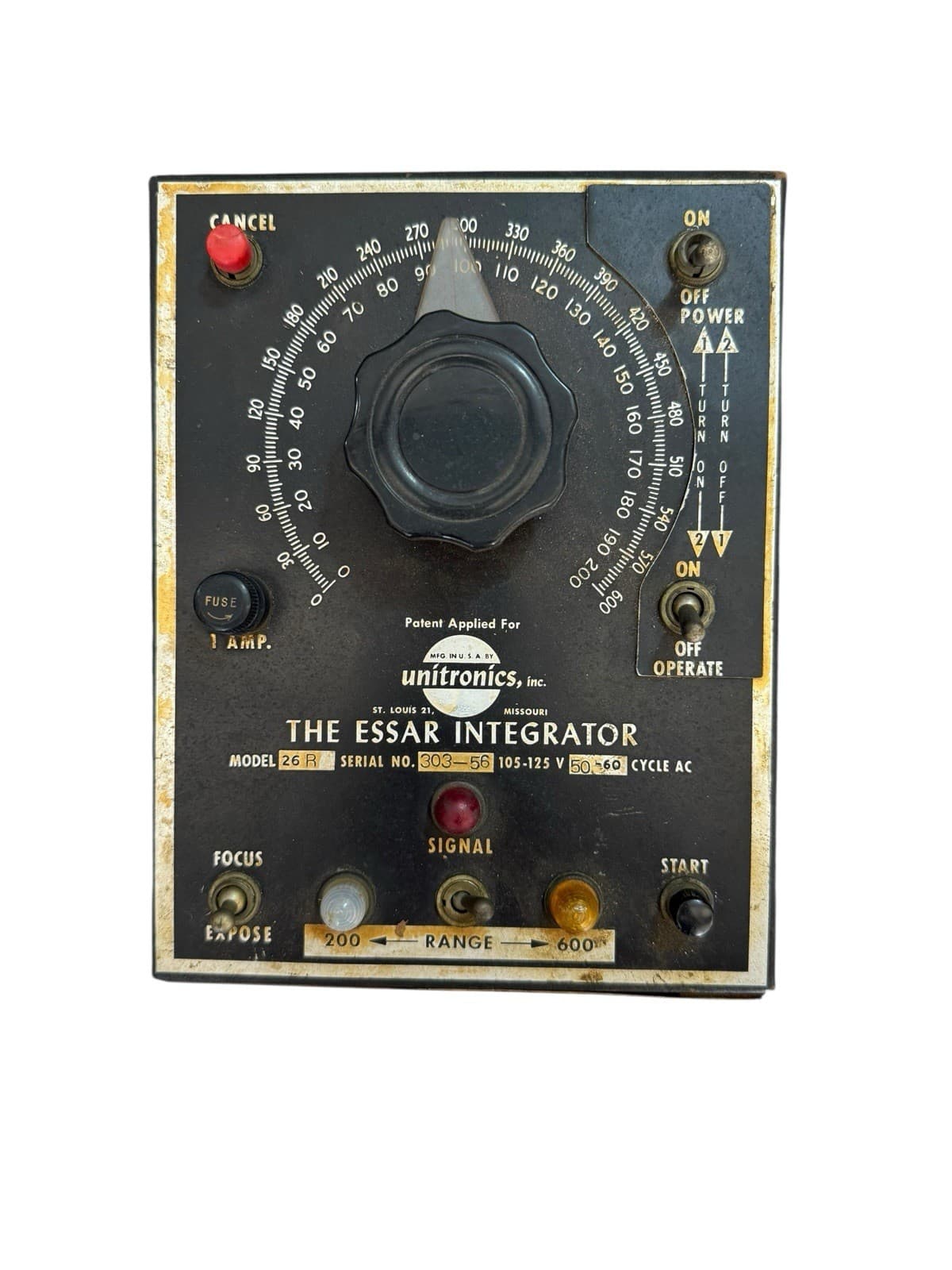 Vintage Unitronics Essar Integrator Model 26R Darkroom Timer - Image 1