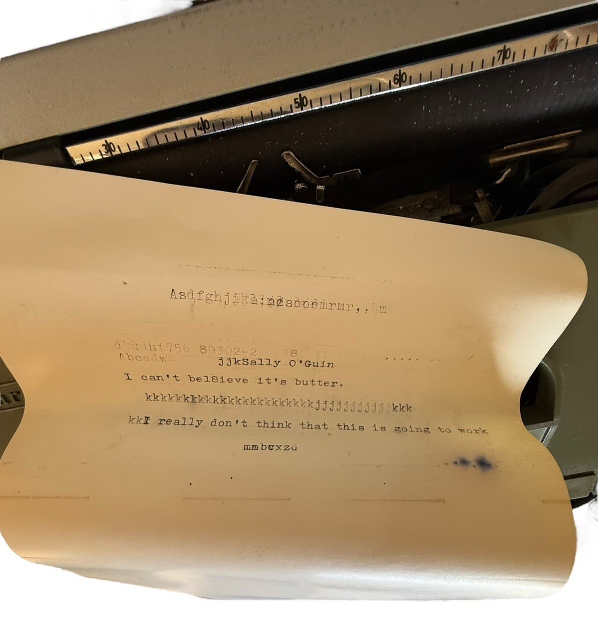 1970s Sears Newport Portable Typewriter 405.5296 Tested And Working - Thumbnail 5