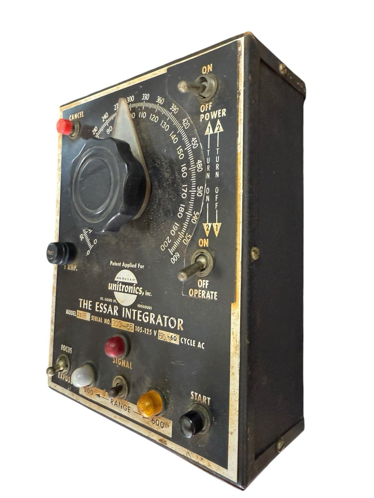 Vintage Unitronics Essar Integrator Model 26R Darkroom Timer - Thumbnail 4