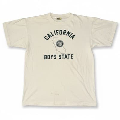 Vintage California Boys’ State American Legion Graphic T-Shirt Medium - Image 1