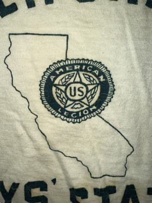 Vintage California Boys’ State American Legion Graphic T-Shirt Medium - Thumbnail 5