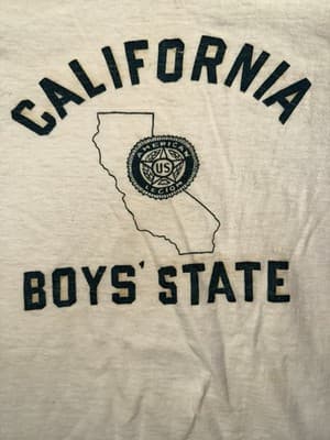 Vintage California Boys’ State American Legion Graphic T-Shirt Medium - Thumbnail 4