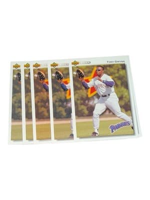 Tony Gwynn 30 Card Lot Topps Donruss Fleer Ultra Upper Deck Padres HOF - Thumbnail 6