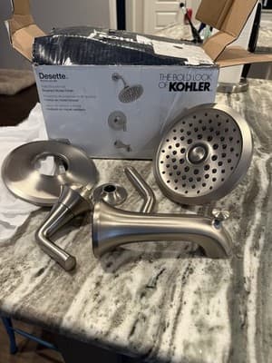 Kohler Cursiva R26929-4G-BN Tub & Shower Faucet Kit - Brushed Nickel - Thumbnail 3