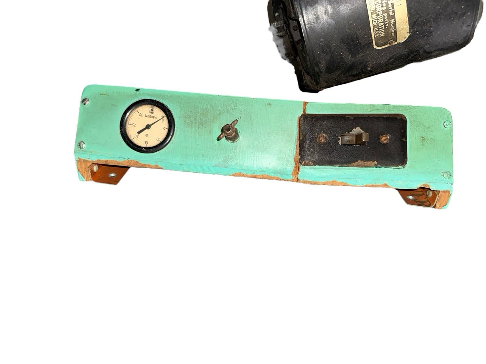 Gast 0211-103A-G8CX Vacuum Pump With Gauge Tested And Working - Thumbnail 6