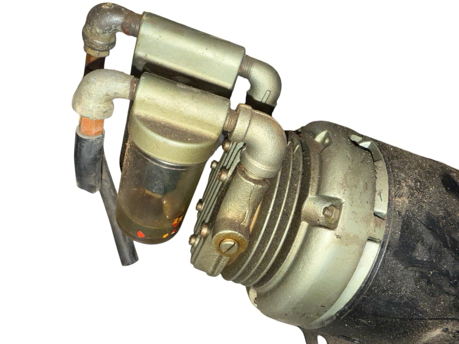 Gast 0211-103A-G8CX Vacuum Pump With Gauge Tested And Working - Thumbnail 3