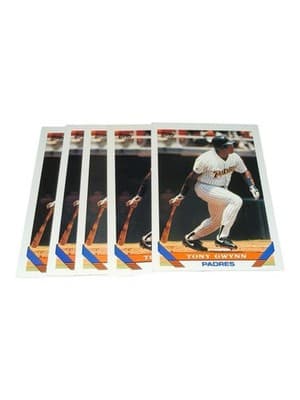 Tony Gwynn 34 Card Lot Topps Upper Deck Inserts Padres HOF Star - Thumbnail 5
