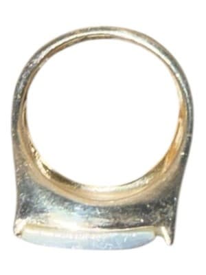 Heavy 925 Sterling Silver Modernist Ring 16g Statement Size 7 - Thumbnail 6