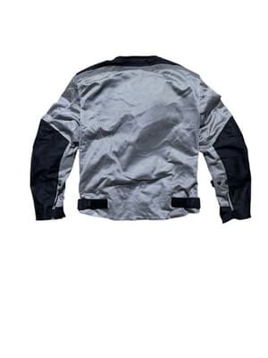 Noru Mesh Motorcycle Riding Jacket Mens Large Gray Black Protective Armor - Thumbnail 5