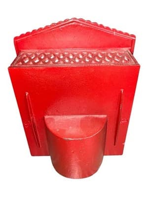 The Book of Knowledge Cast Iron Mechanical Coin Bank "Punch and Judy" - Thumbnail 5
