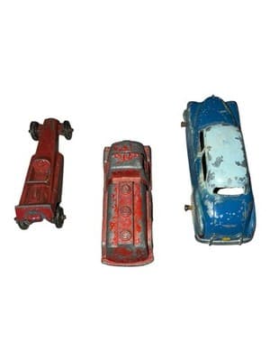 Vintage Tootsietoy Diecast Car Lot 1950s Sedan Tanker Truck Dragster - Thumbnail 6