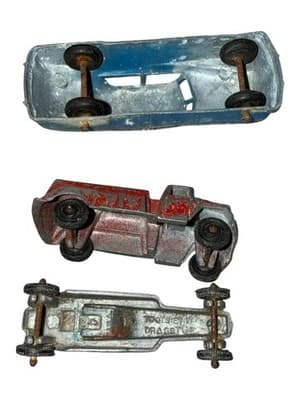 Vintage Tootsietoy Diecast Car Lot 1950s Sedan Tanker Truck Dragster - Thumbnail 7
