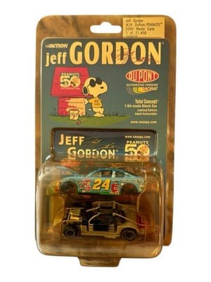 Action 1/64 Jeff Gordon #24 DuPont Peanuts 50th Anniversary 2000 Monte Carlo - Image 1