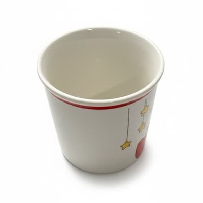 Vintage Ziggy Noel Christmas Mug Angel Stars Stoneware Tom Wilson Korea 1980 - Thumbnail 3