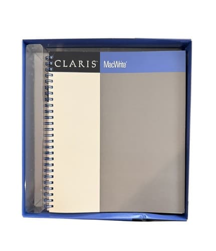 Vintage Claris MacWrite 5.0 for Apple Macintosh Computer Open Box No Disc - Thumbnail 3