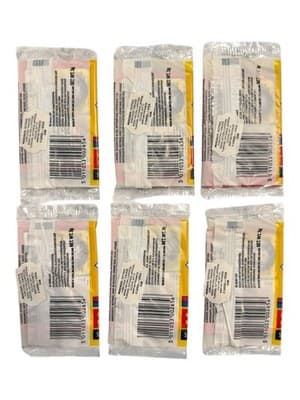 1989 UK Topps Minis American Baseball Packs Lot Of 6 Packs Factory Sealed - Thumbnail 5