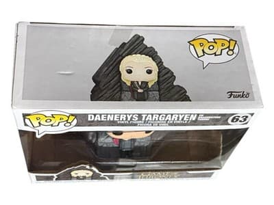 Funko POP! #63 Game of Thrones Daenerys Targaryen on Dragonstone Throne VAULTED - Thumbnail 3