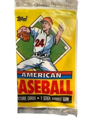 1989 UK Topps Minis American Baseball Packs Lot Of 6 Packs Factory Sealed - Thumbnail 2