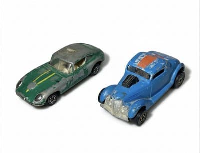 Vintage 1970s Hot Wheels Neet Streeter & Yatming Jaguar E-Type Lot - Image 1