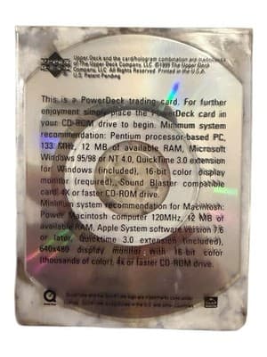 1999 Upper Deck POWERDECK Jordan Ruth Gretzky Montana Athletes Of The Century - Thumbnail 3