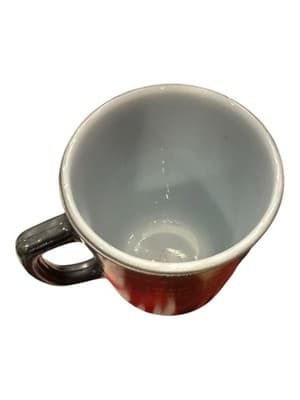Fire-King Sagittarius Zodiac Mug Milk Glass Archer Oven-Proof USA 1970s - Thumbnail 4