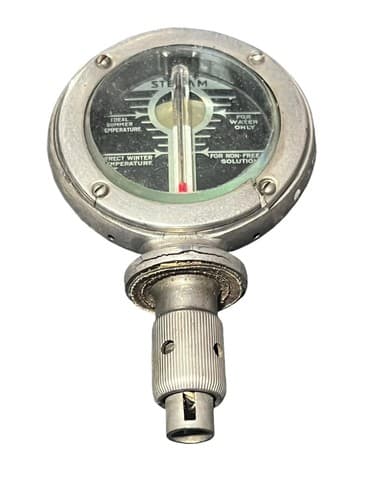 Antique Boyce Moto Meter Radiator Temperature Gauge Universal Model Original - Thumbnail 6