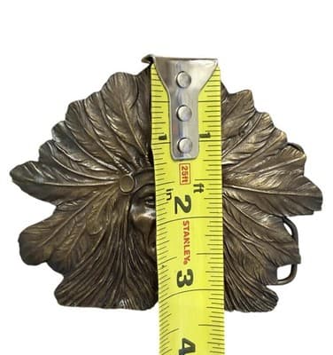 Vintage Bergamot Brass Works Native American Belt Buckle D-60 USA - Thumbnail 5